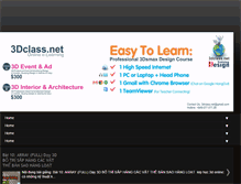 Tablet Screenshot of 3dclass.net